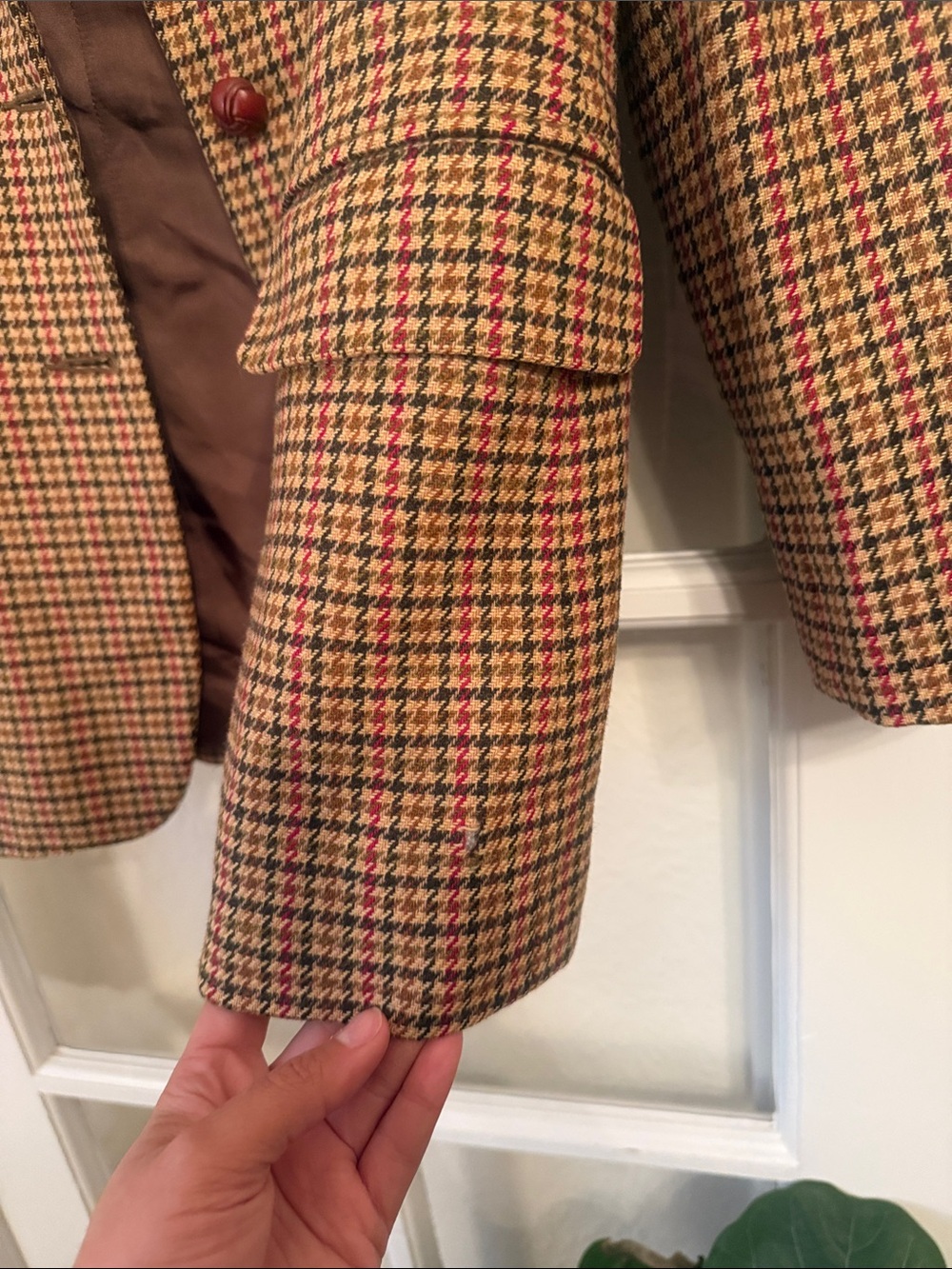 Banana Republic Houndstooth Wool Blazer - Picture 6 of 7